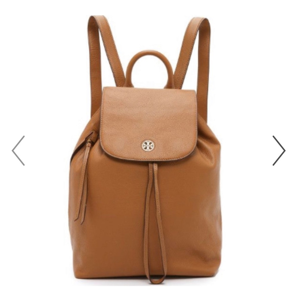 Tory Burch Pebbled Leather Backpack